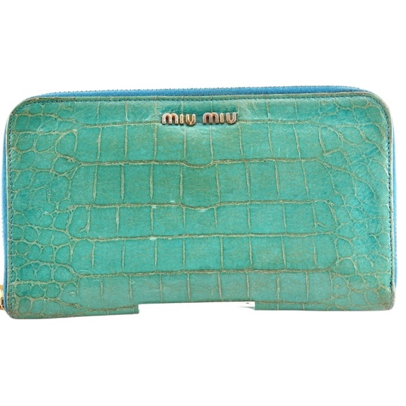 Miu Miu Handbags - Miu Miu Zip Wallet